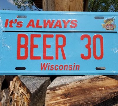 Beer 30 License Plate - Floppin Crappie